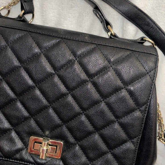 Large Black Shoulder Bag - Picture 2 of 4